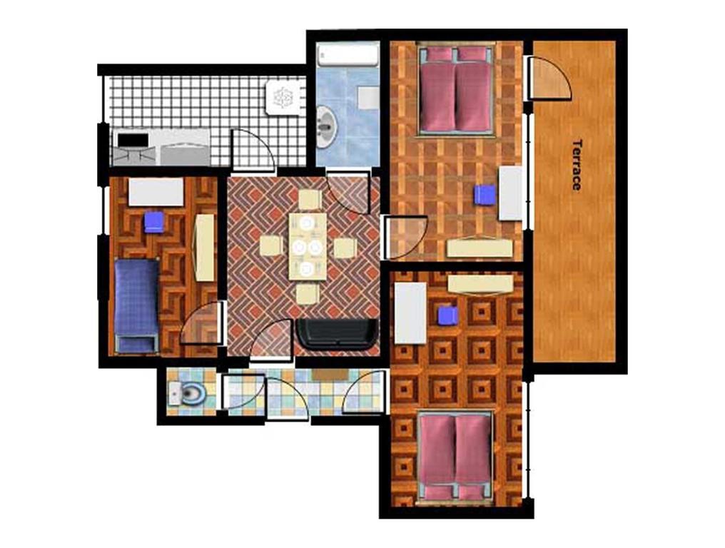 Apartments Vorsilska Prága Szoba fotó